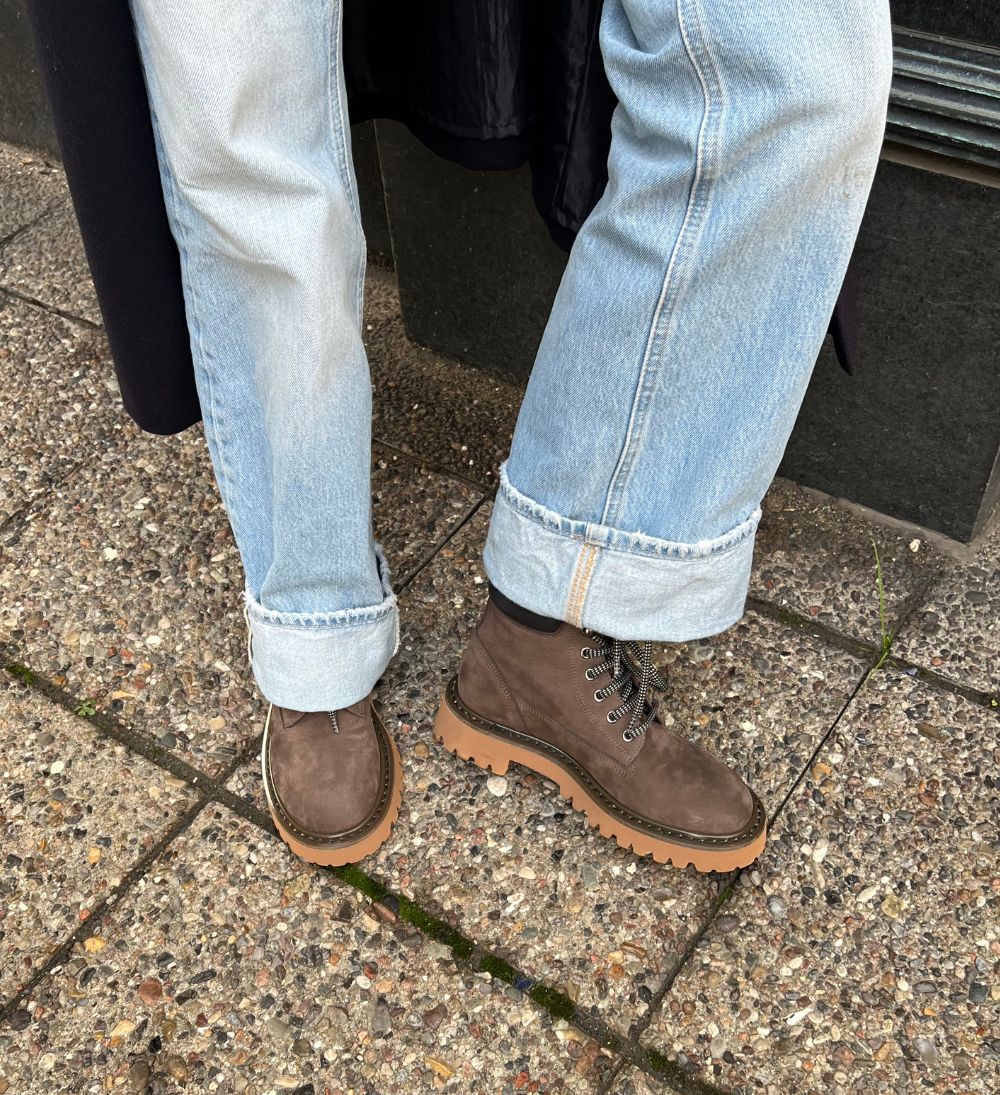 Nordhaven boots, dark brown nubuck