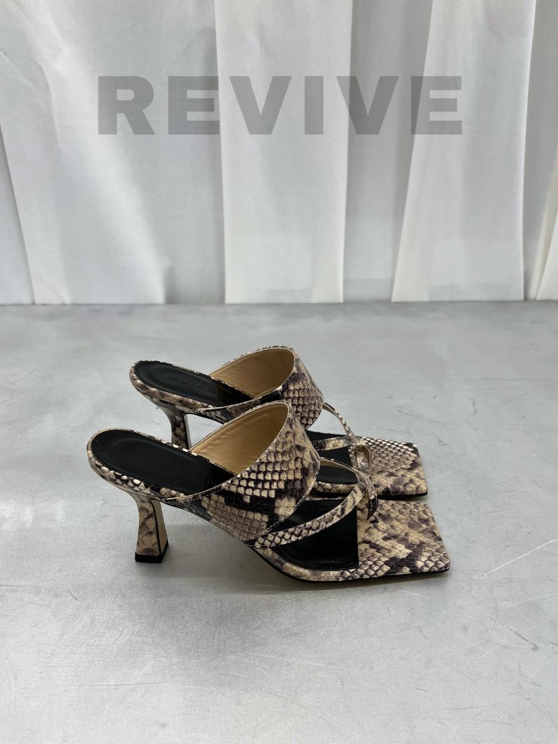 Snakeskin heeled sandals, size 37