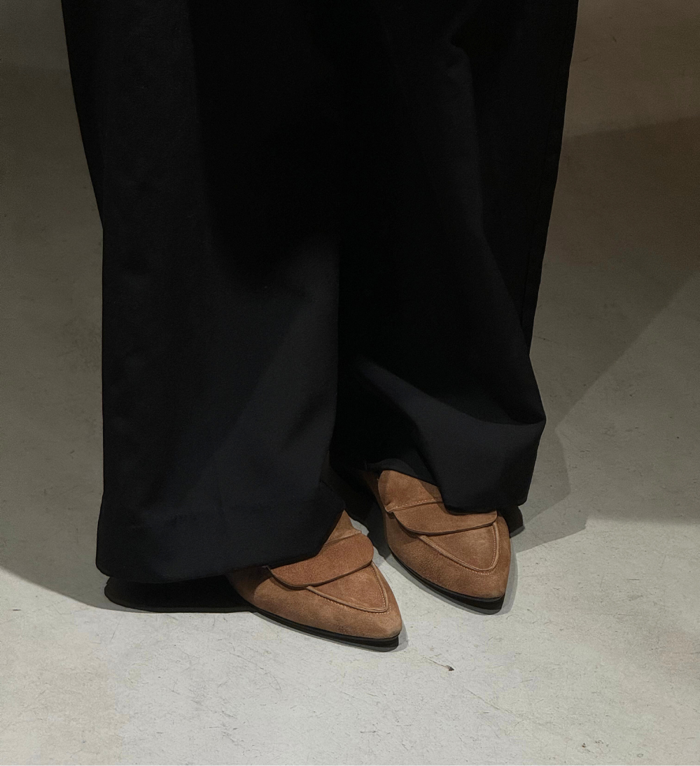 Romy II loafers, brun ruskind