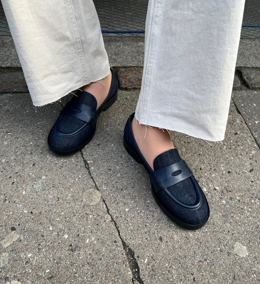 blondie loafers, denim