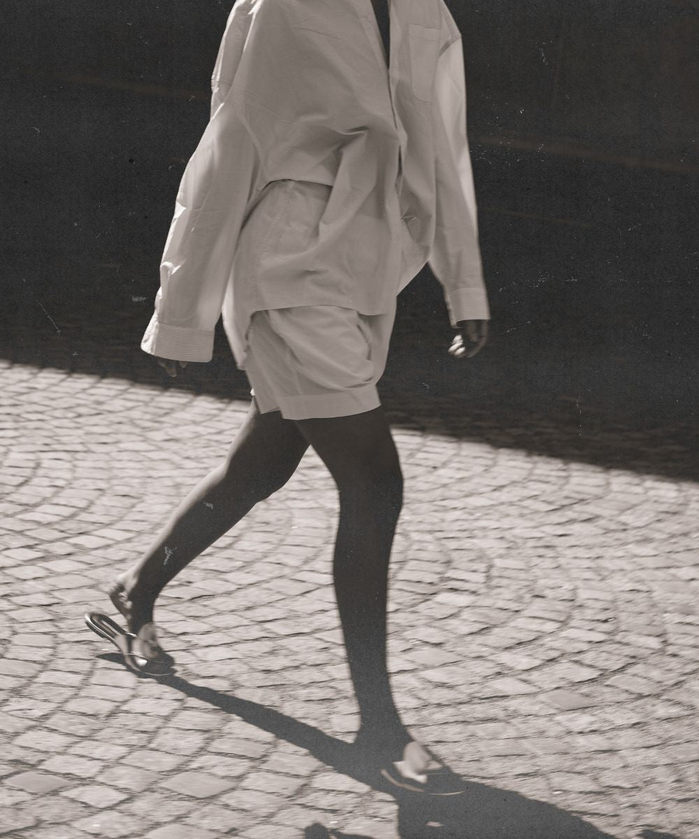 Fanny sandaler, sølv læder