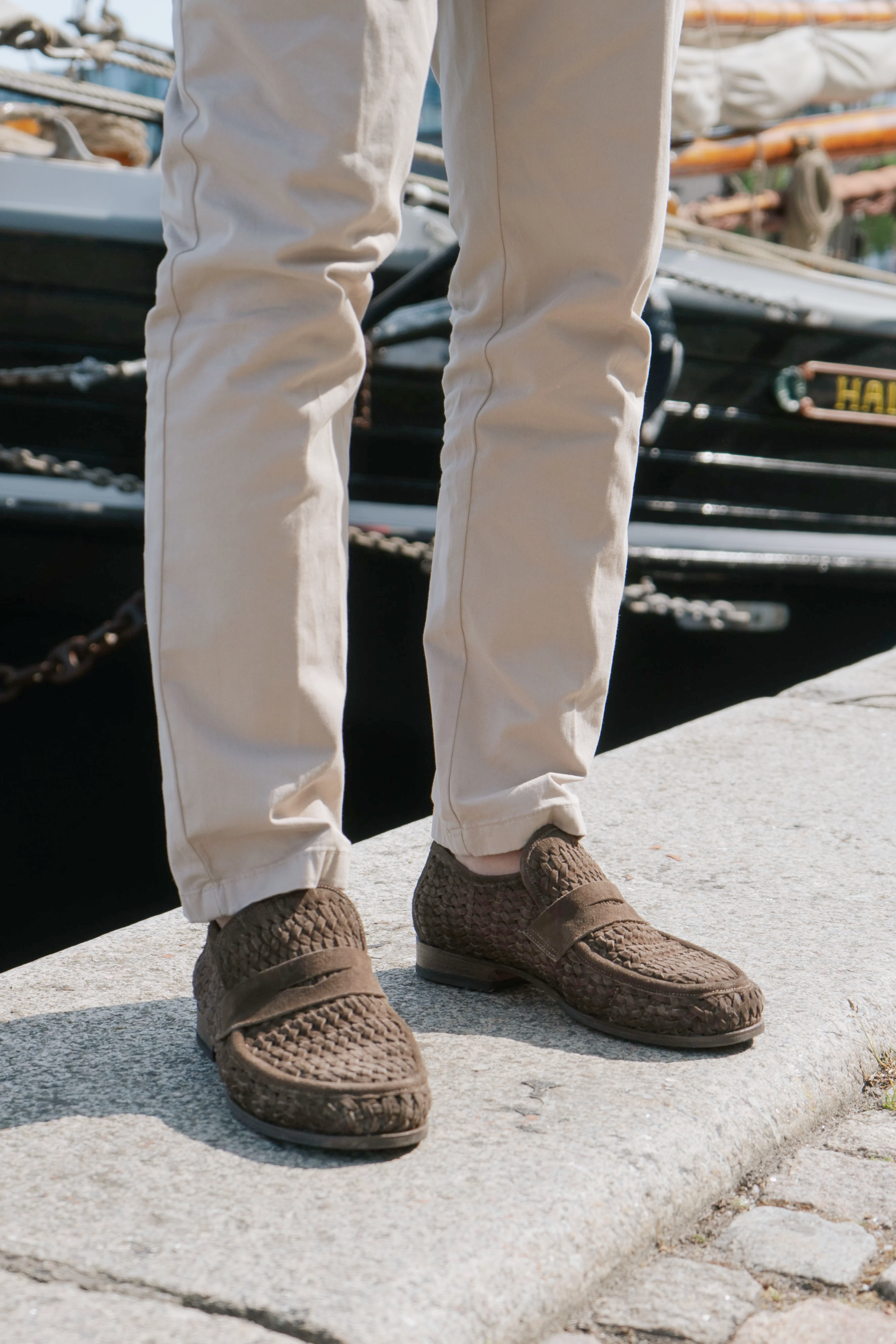 Enrico loafers, camel suede