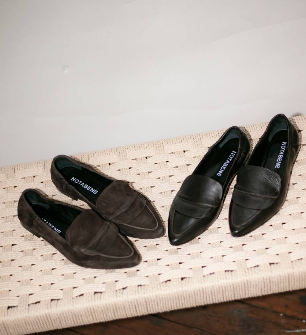 Romy II loafers, dark brown leather