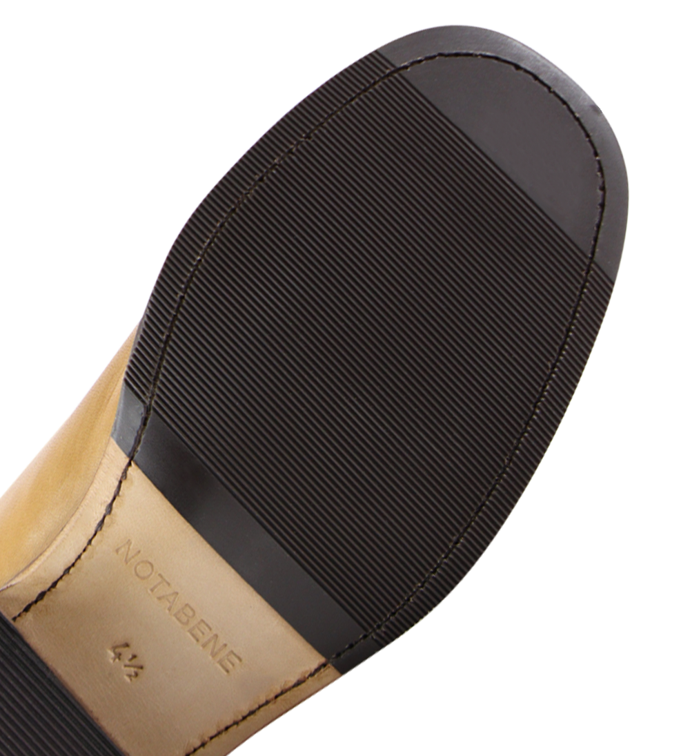Achilla boots, oak leather