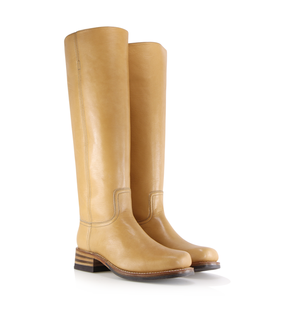 Achilla boots, oak leather