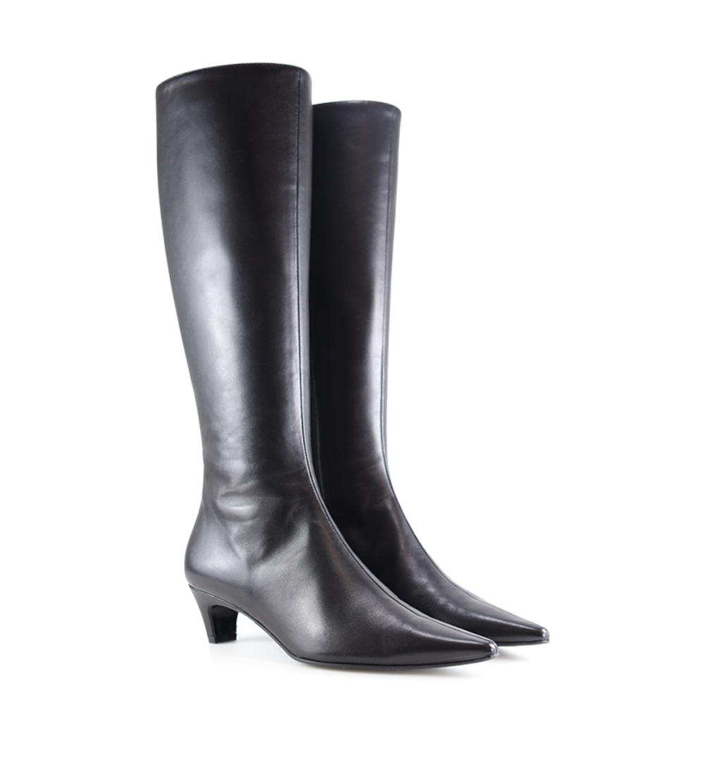 Brenda 45 boots, black leather