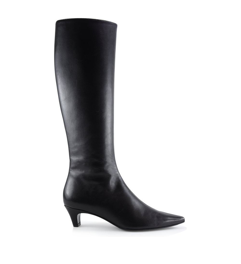 Brenda 45 boots, black leather