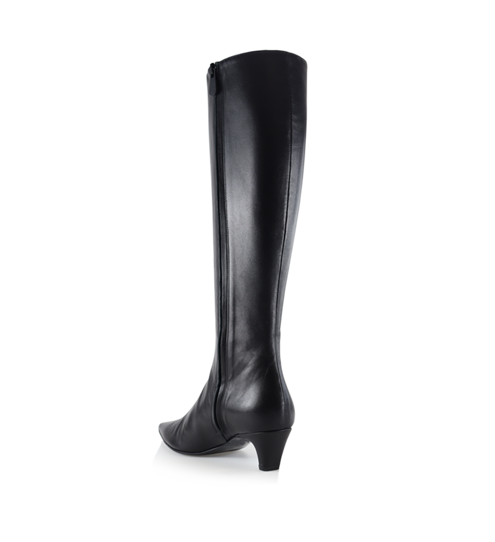 Brenda 45 boots, black leather
