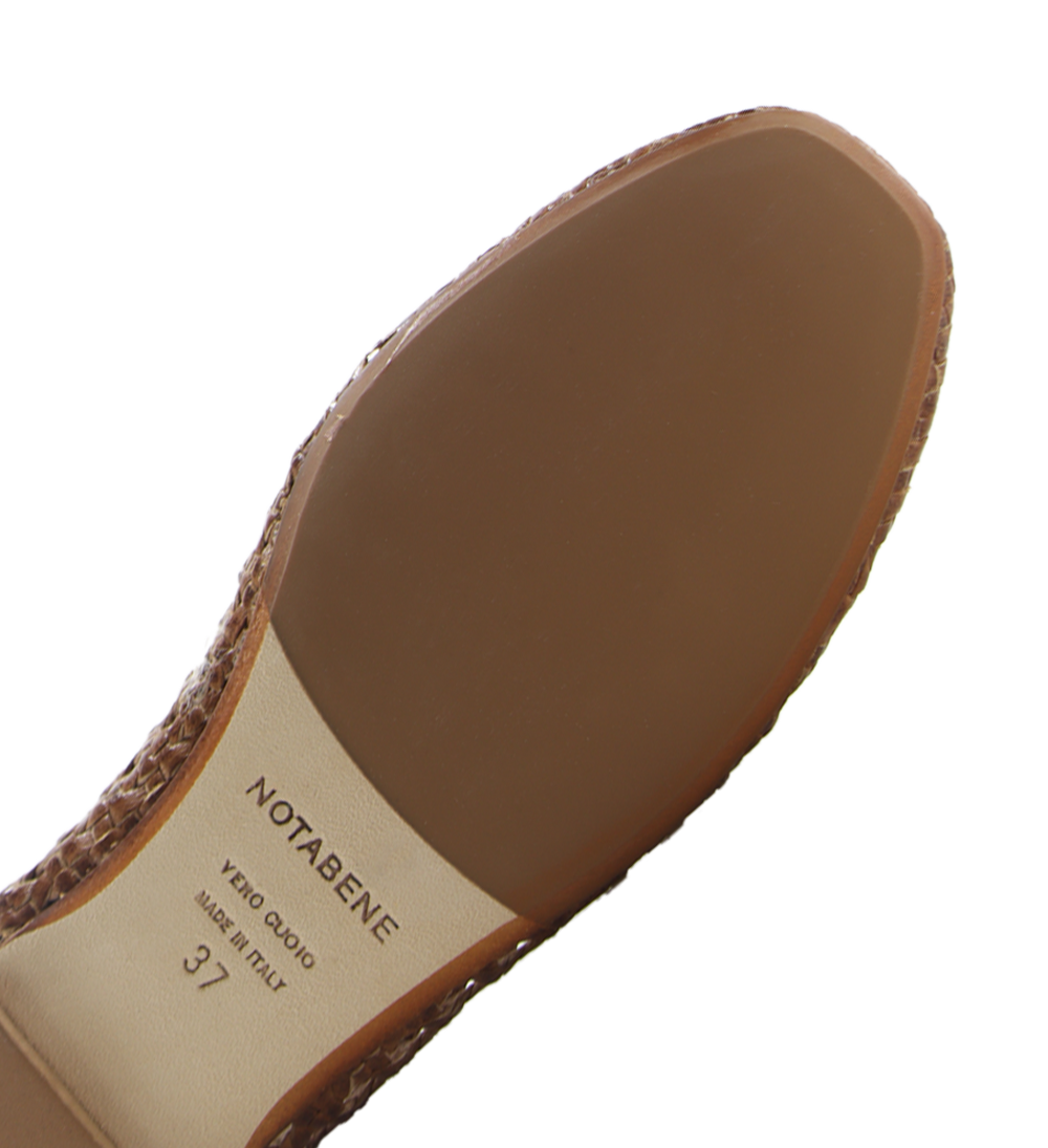 Capri II ballerina, brown leather