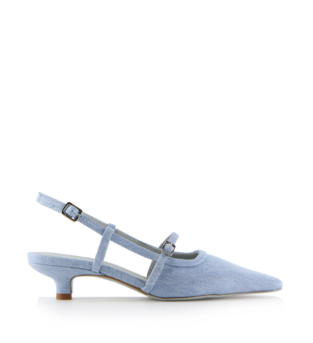 Elenne 35 slingback stilettos, Jeans