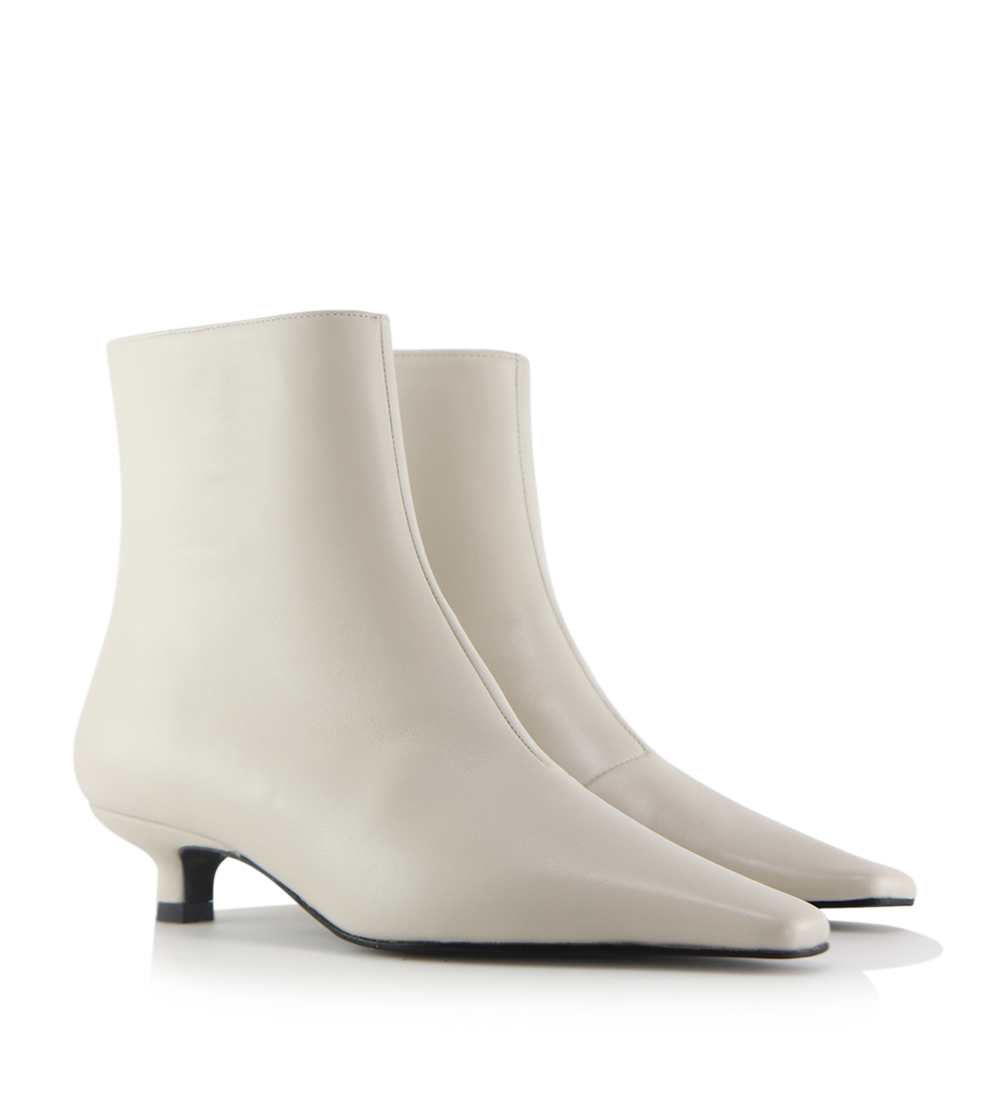 Elly 35 støvler, off-white læder