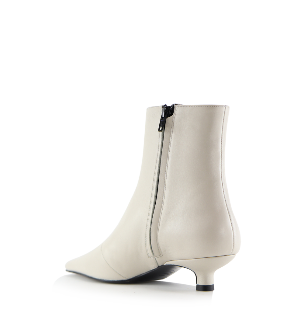Elly 35 støvler, off-white læder