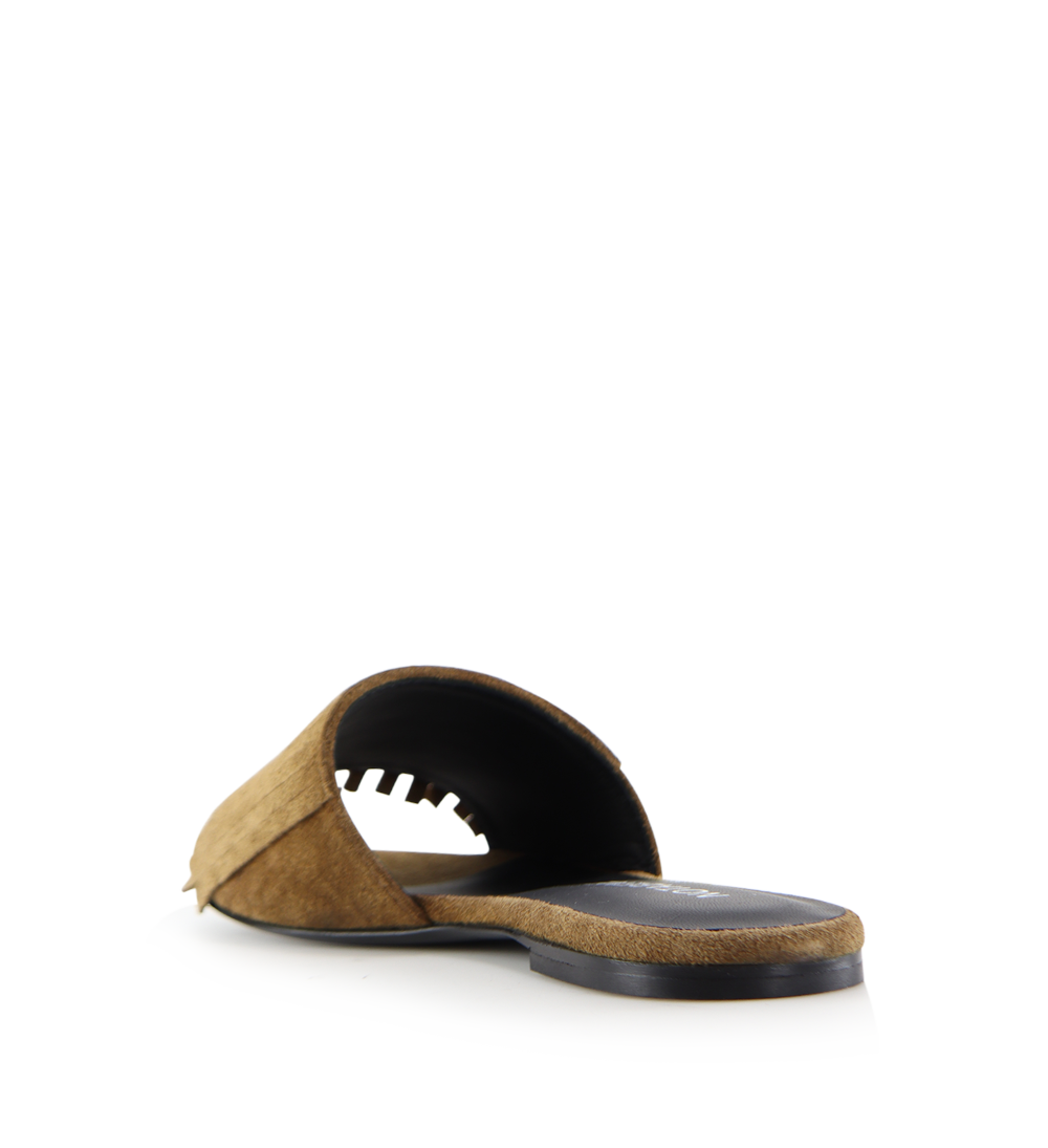 Féline sandals, brown suede