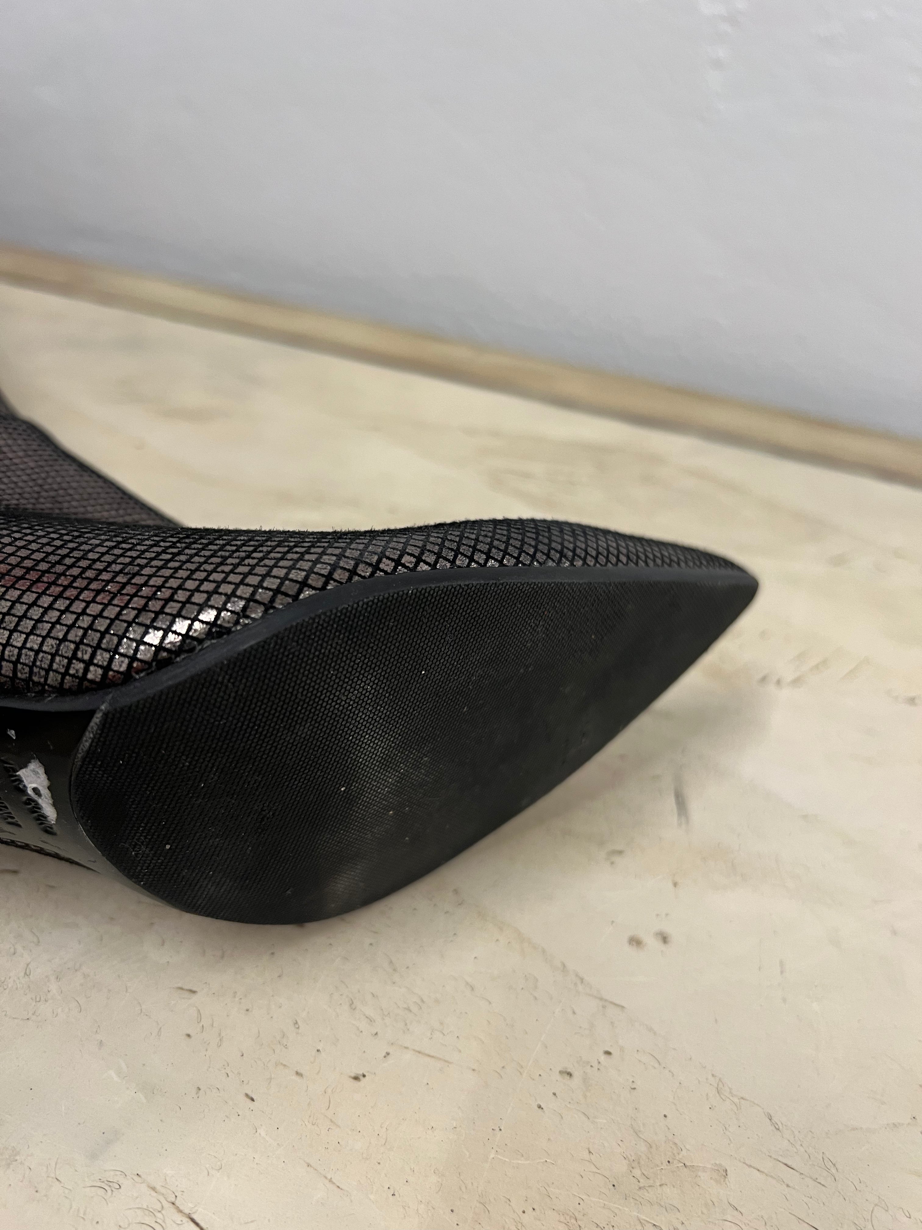 Long Bronze OTK boots, size 37