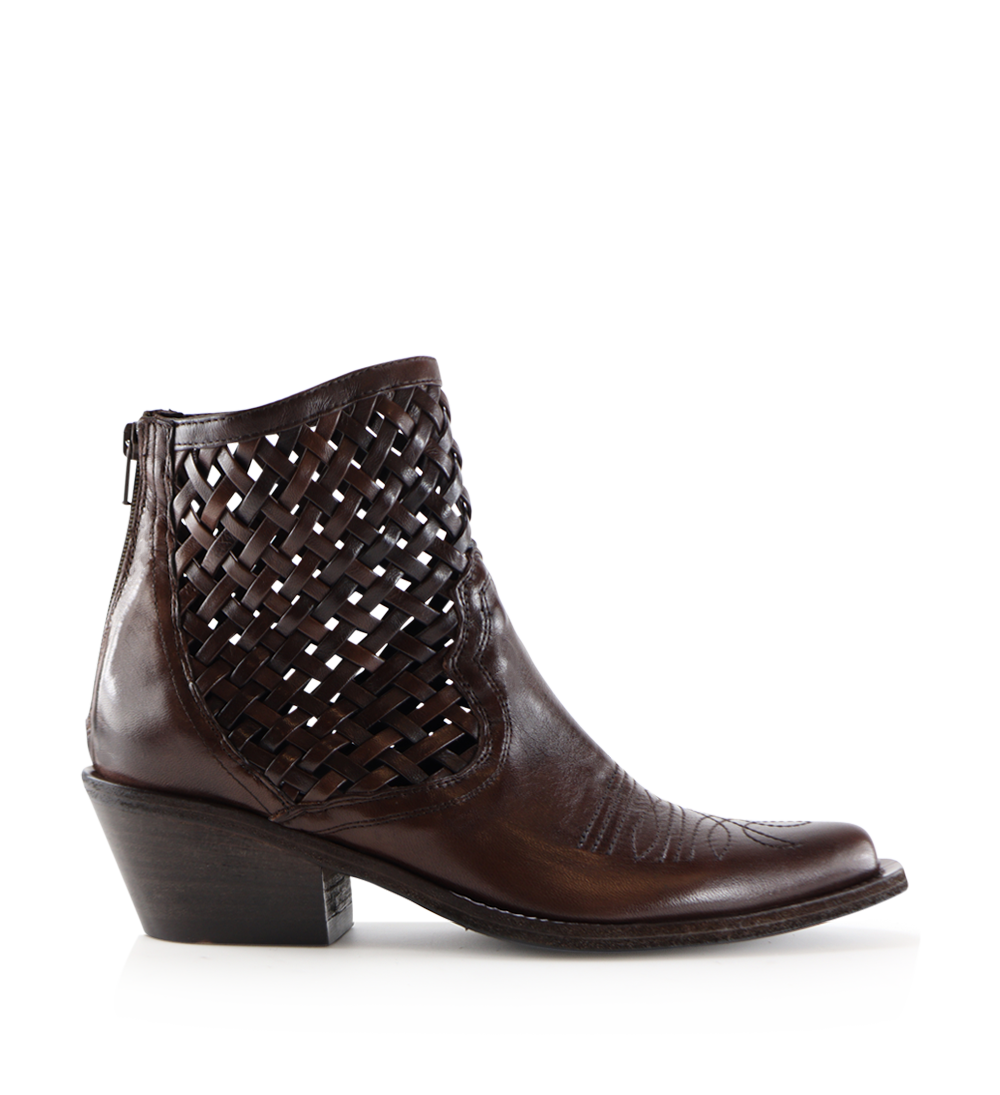 Lynx 50 boots, brown leather