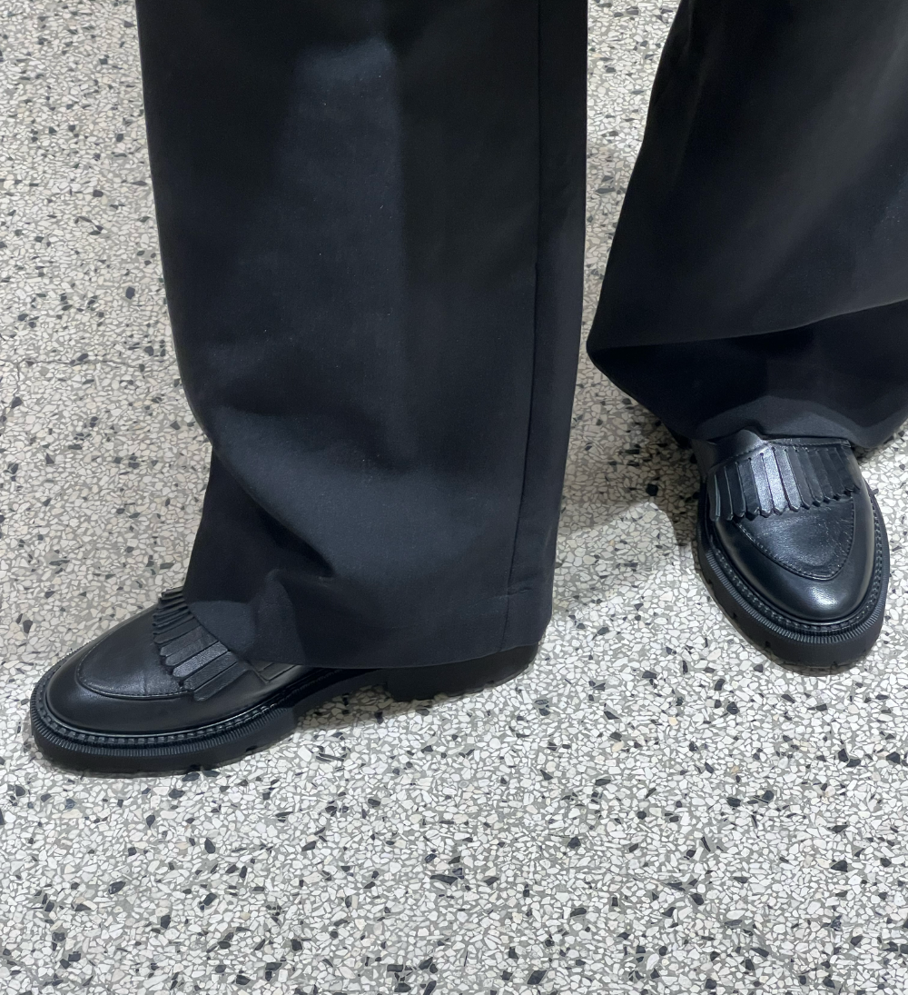 Tereza loafers, black leather