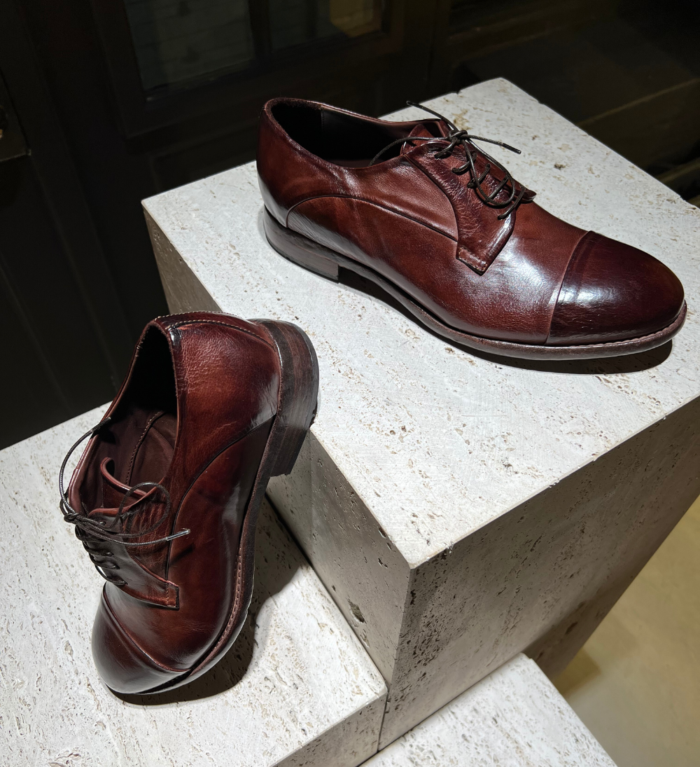 Elmo oxford shoes, brown leather