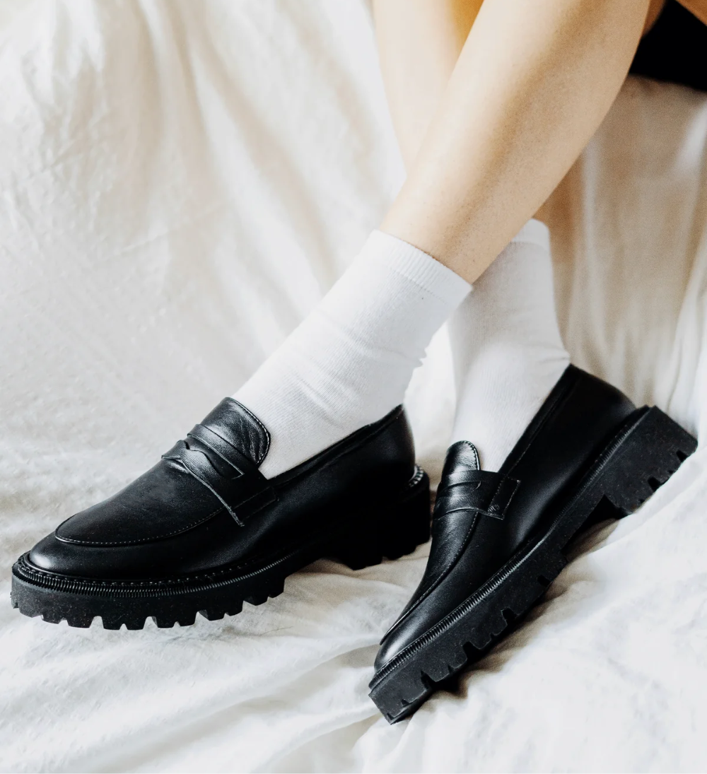 Tilde loafers, black leather