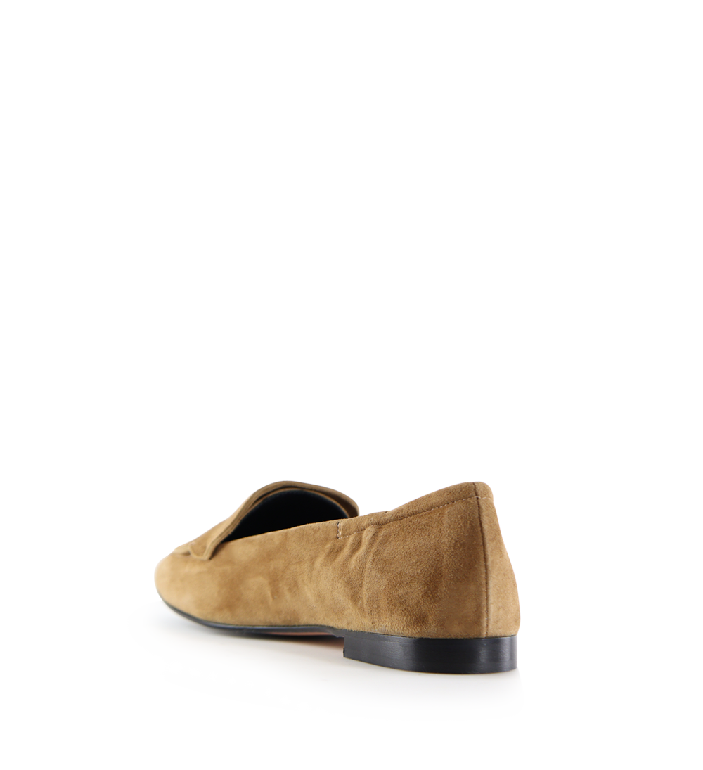 Romy II loafers, brun ruskind
