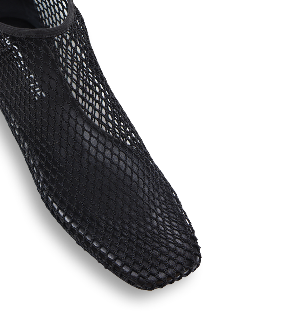 Paesana shoes, black mesh