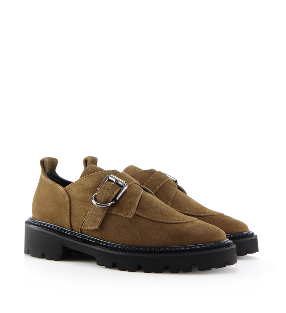 Tecla loafers, camel ruskind