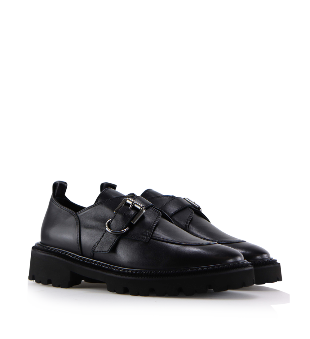 Tecla loafers, black leather