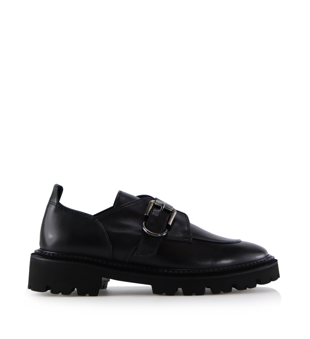 Tecla loafers, black leather