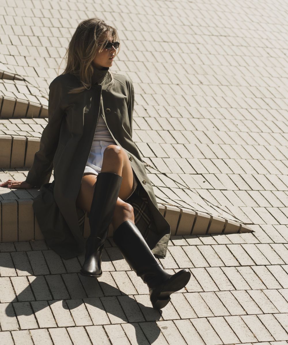 Izella boots, dark brown leather