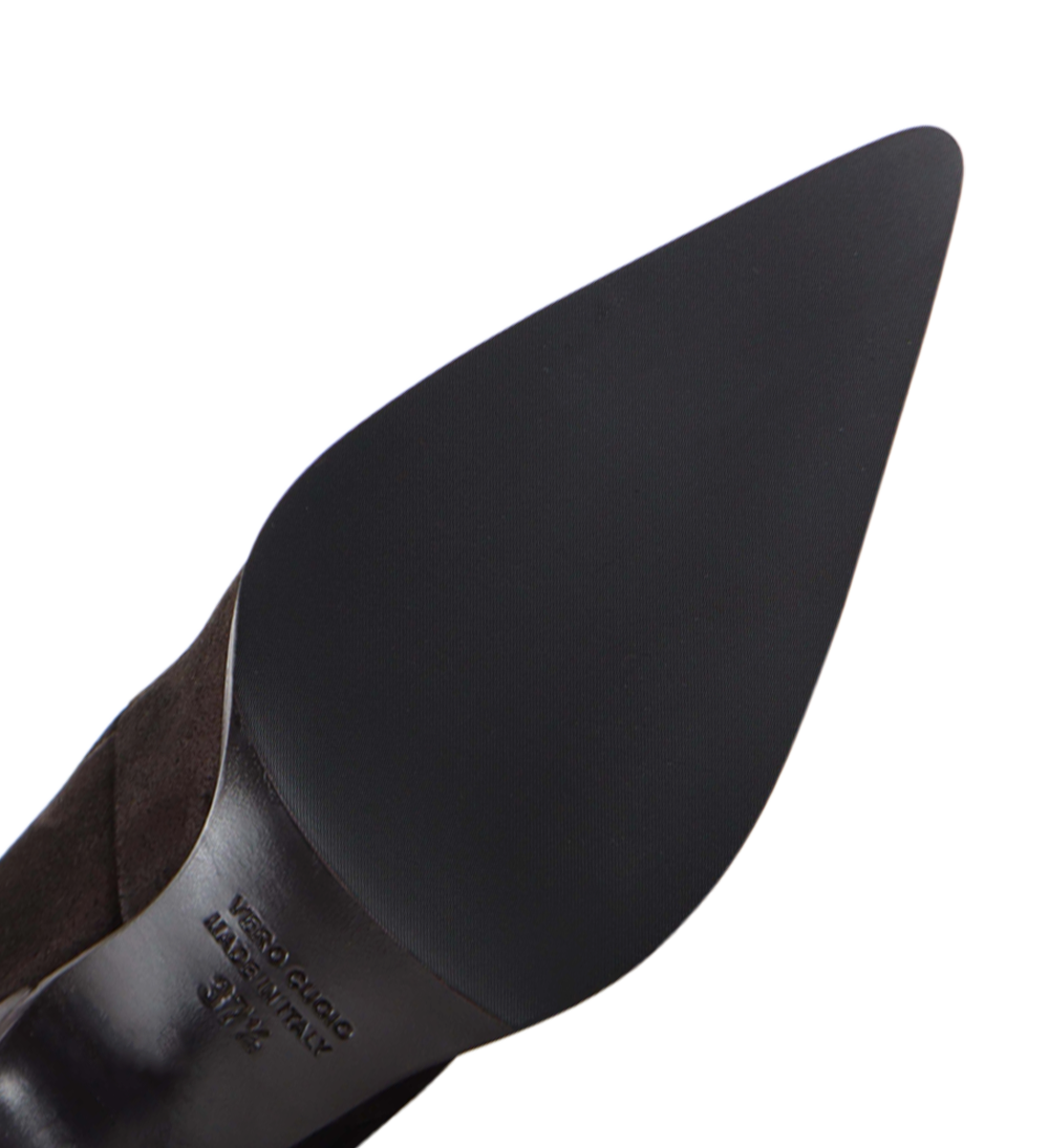 Yaz 50 støvler, mørkebrun ruskind