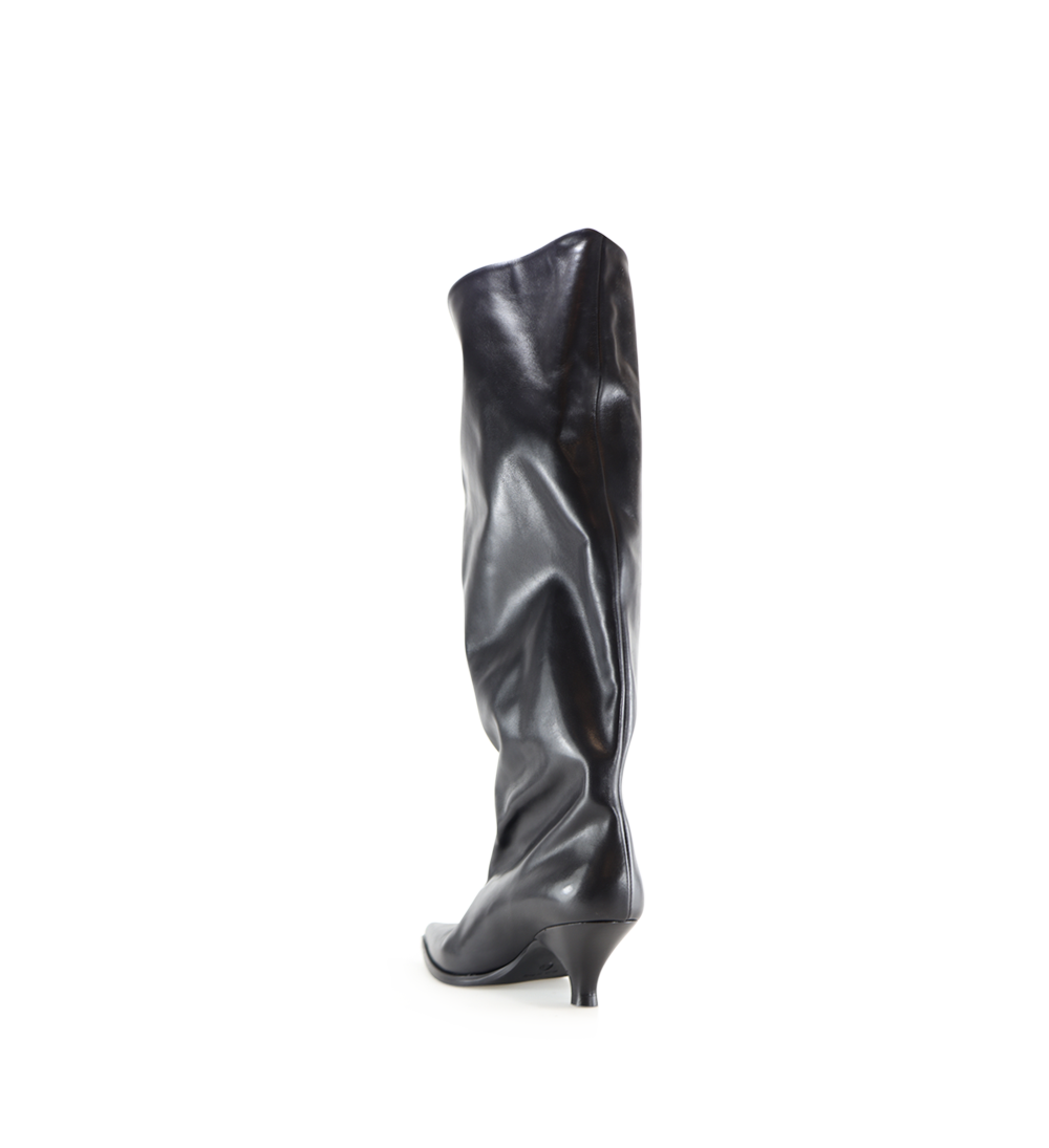 Yolanda 60 boots, black leather