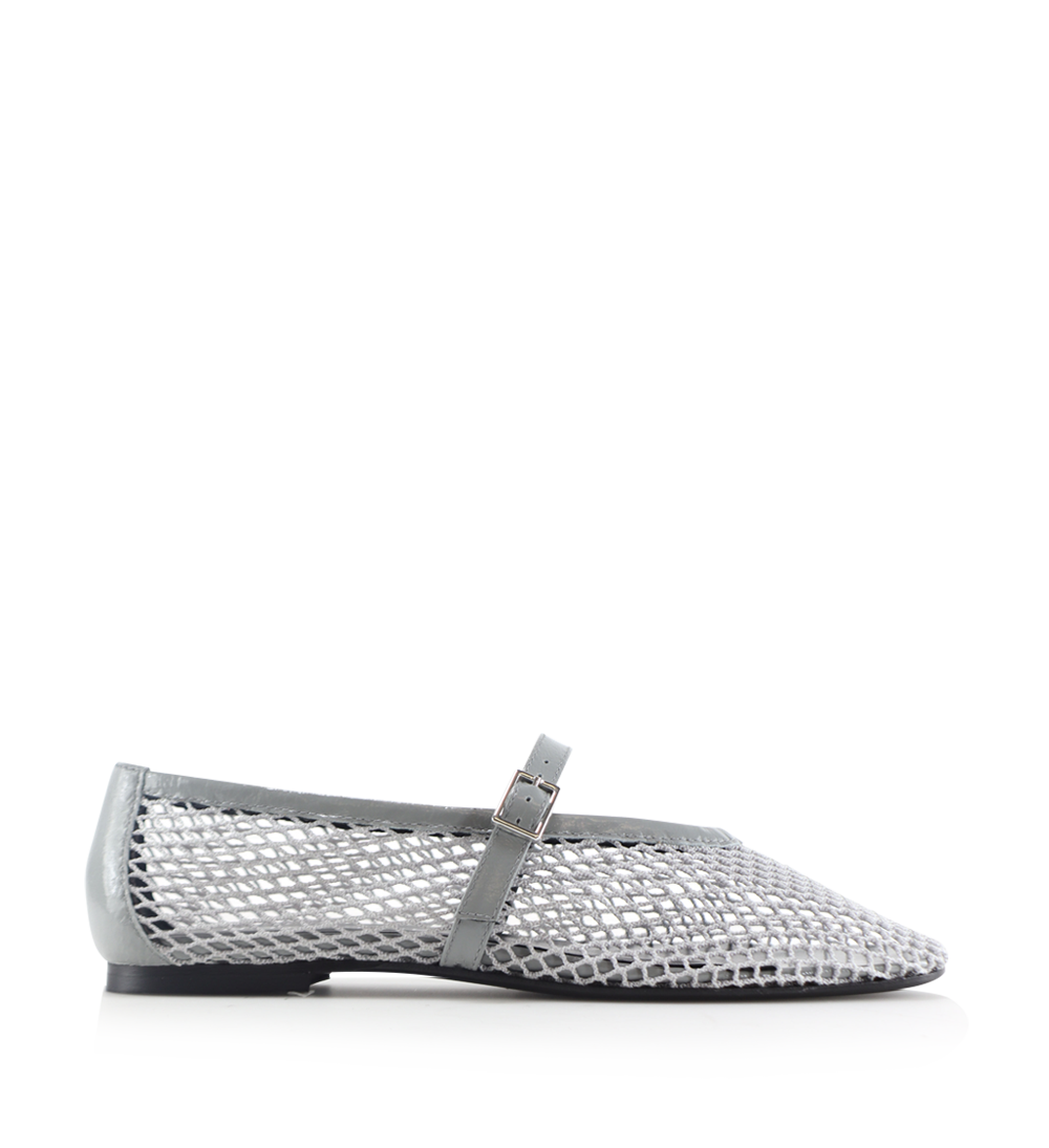 Papillion ballerina, grey net