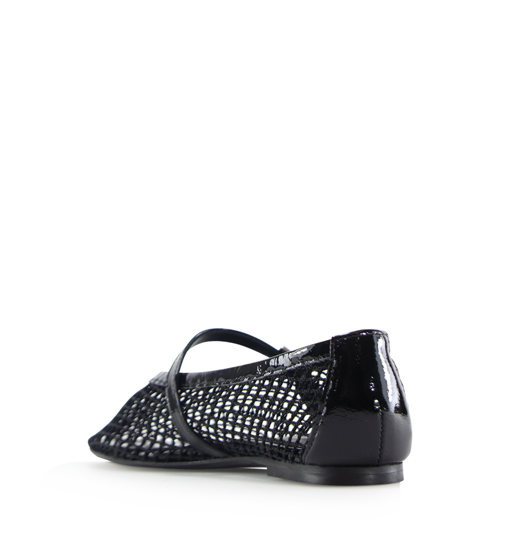 Papillion ballerina, black net