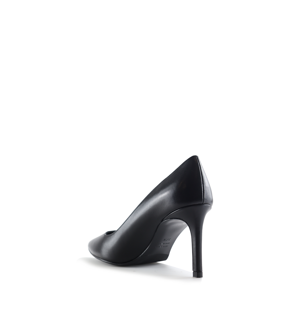 Carolina 70 stilettos, black leather