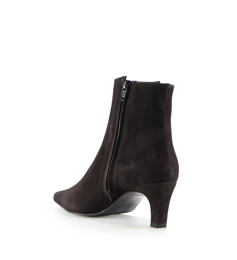 Fausta 50 støvler, mørkebrun ruskind