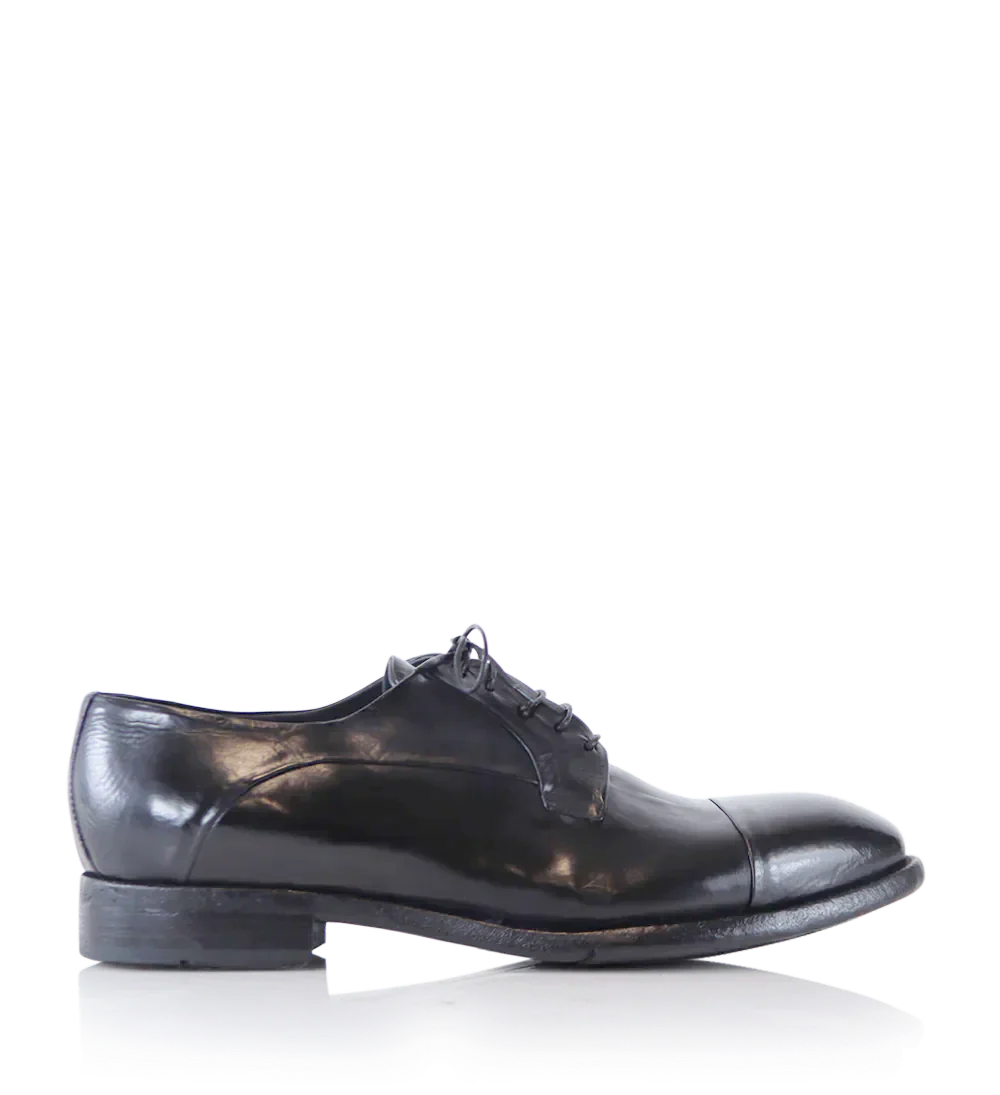 Elmo oxford shoes, black leather