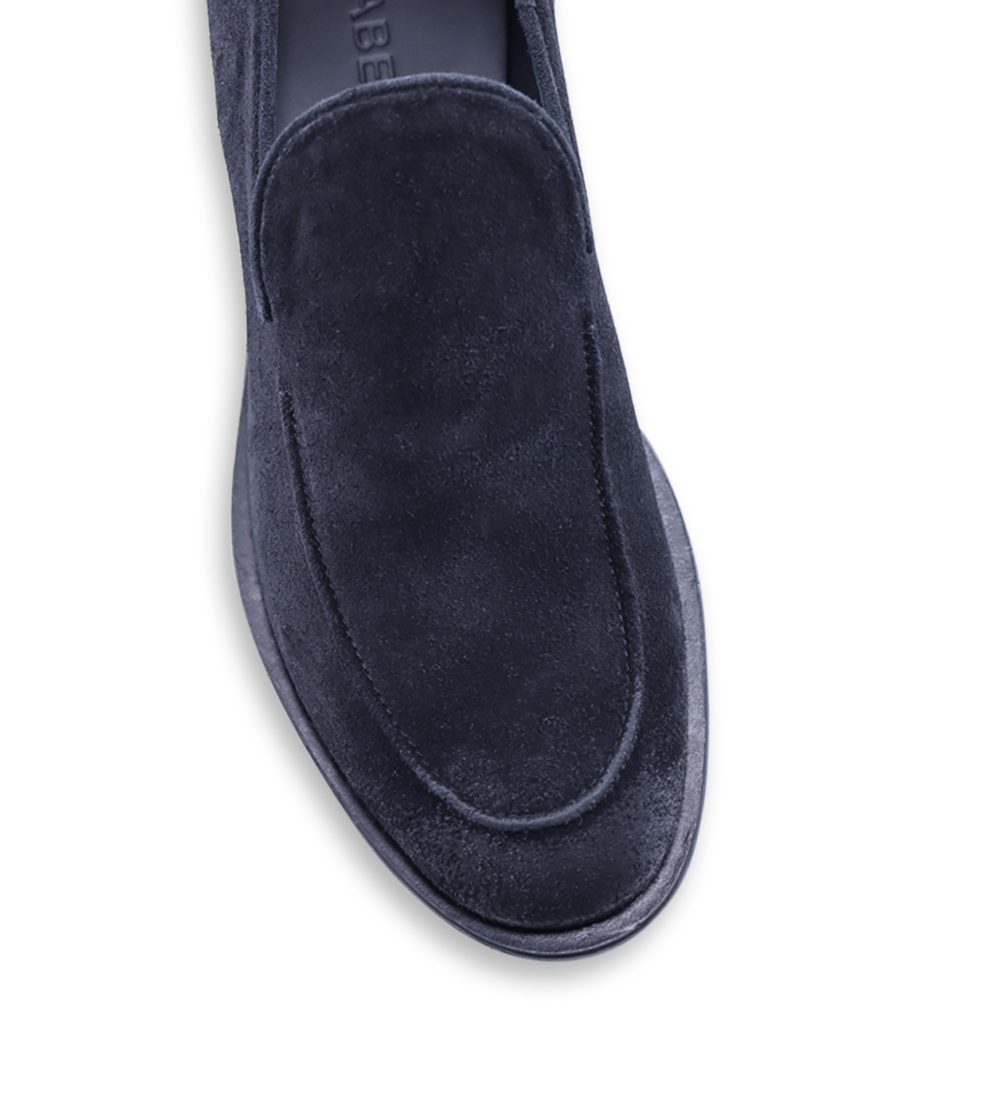 Vittorio loafers, sort ruskind