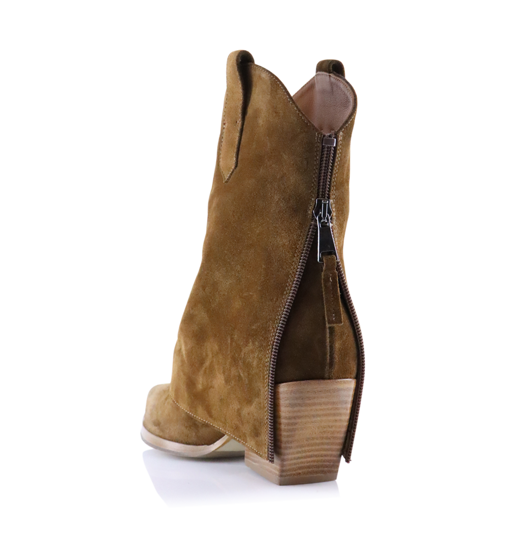 Zorro 60 boots, light brown suede