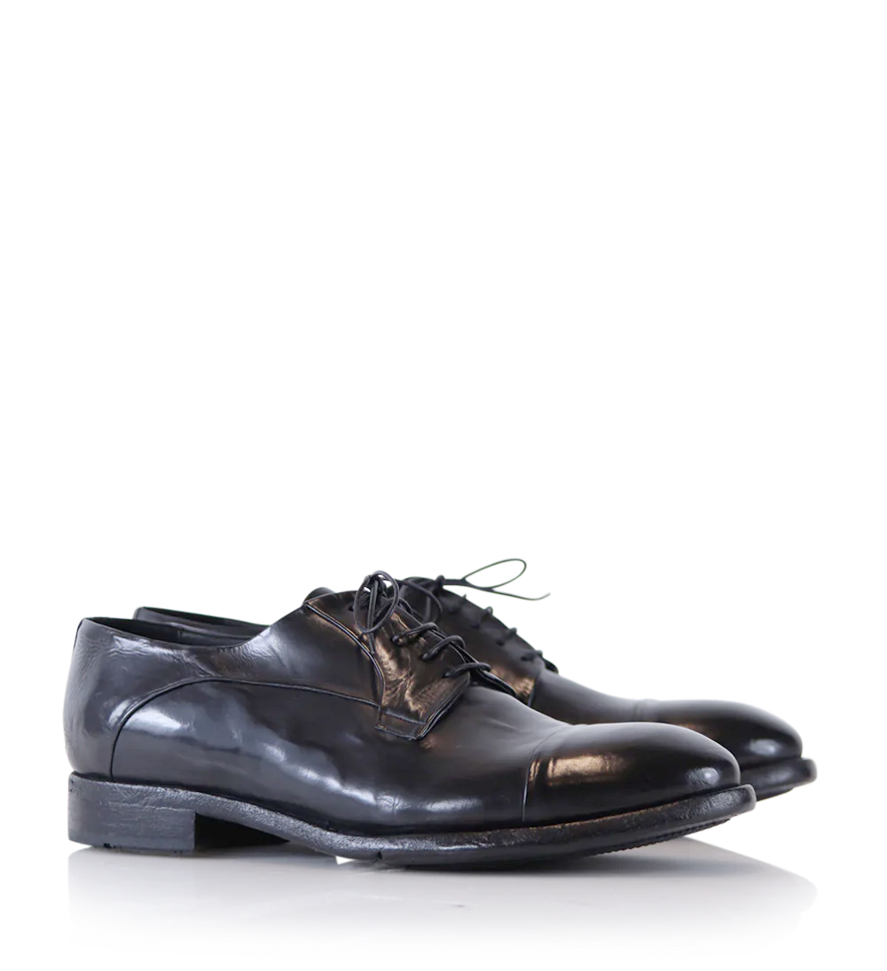 Elmo oxford shoes, black leather