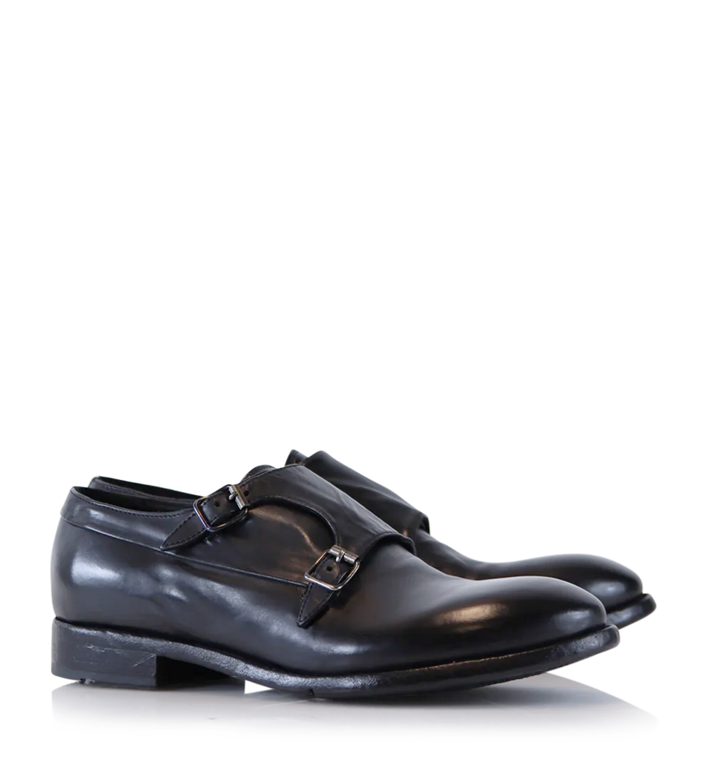 Enzo oxford shoes, black leather