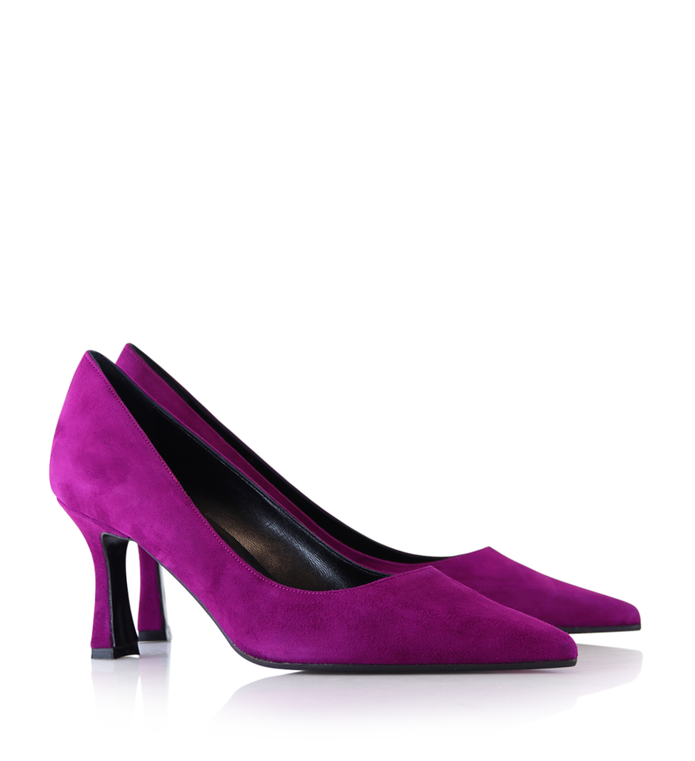 Emily 70 stilettos, fuxia suede