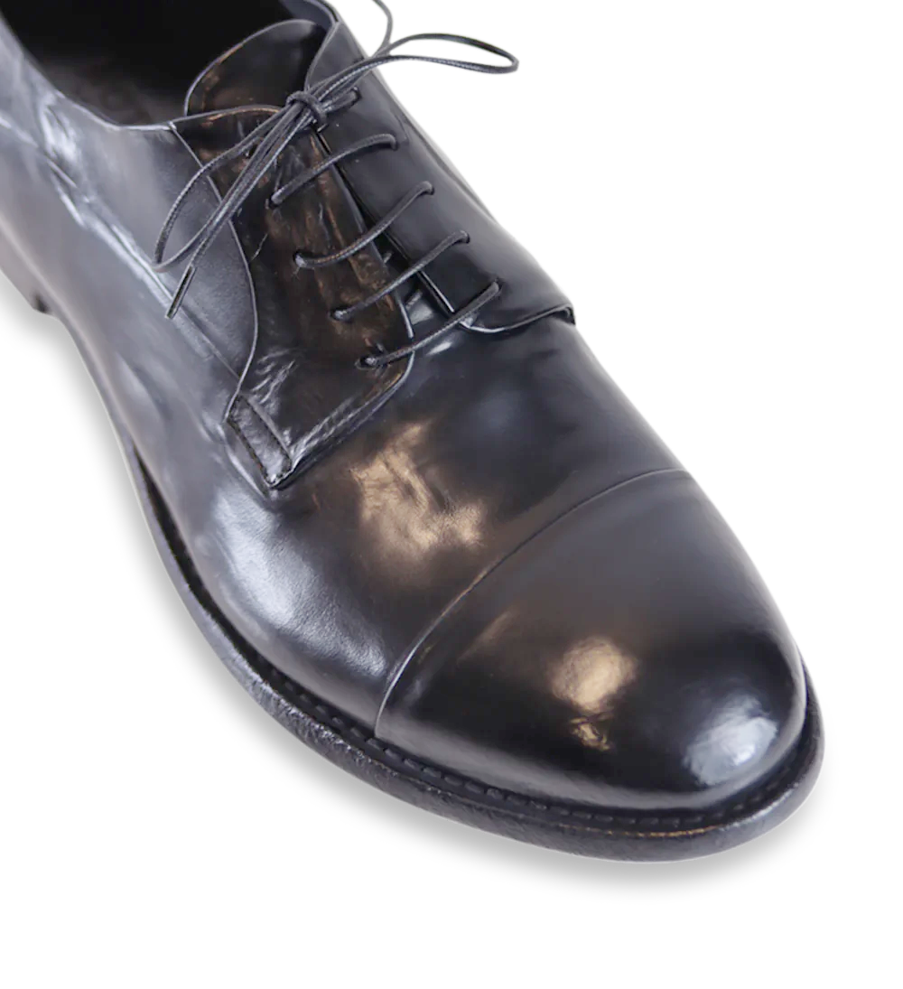 Elmo oxford shoes, black leather