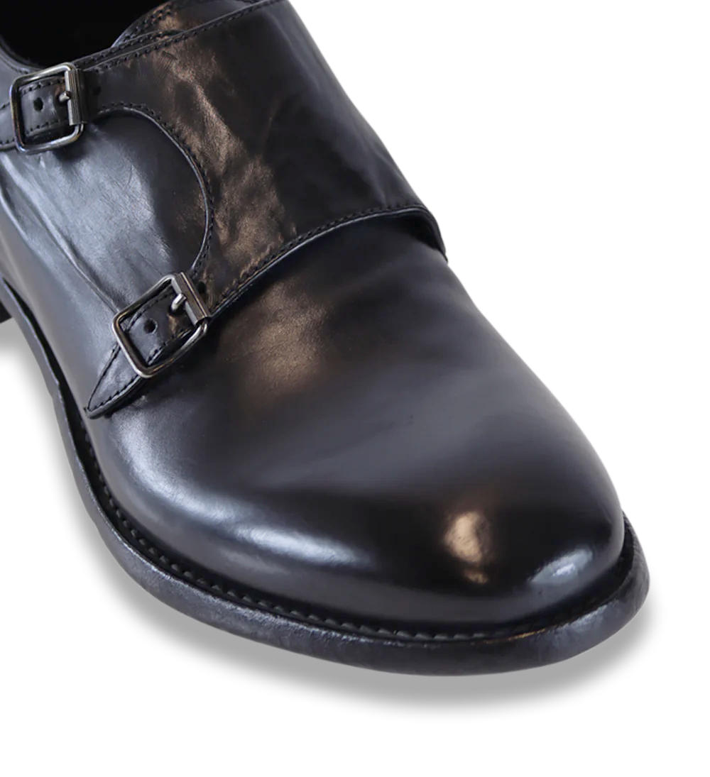 Enzo oxford shoes, black leather