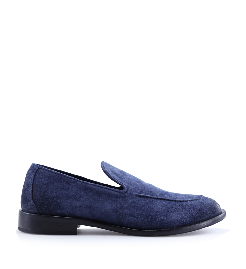 Vittorio loafers, blue suede