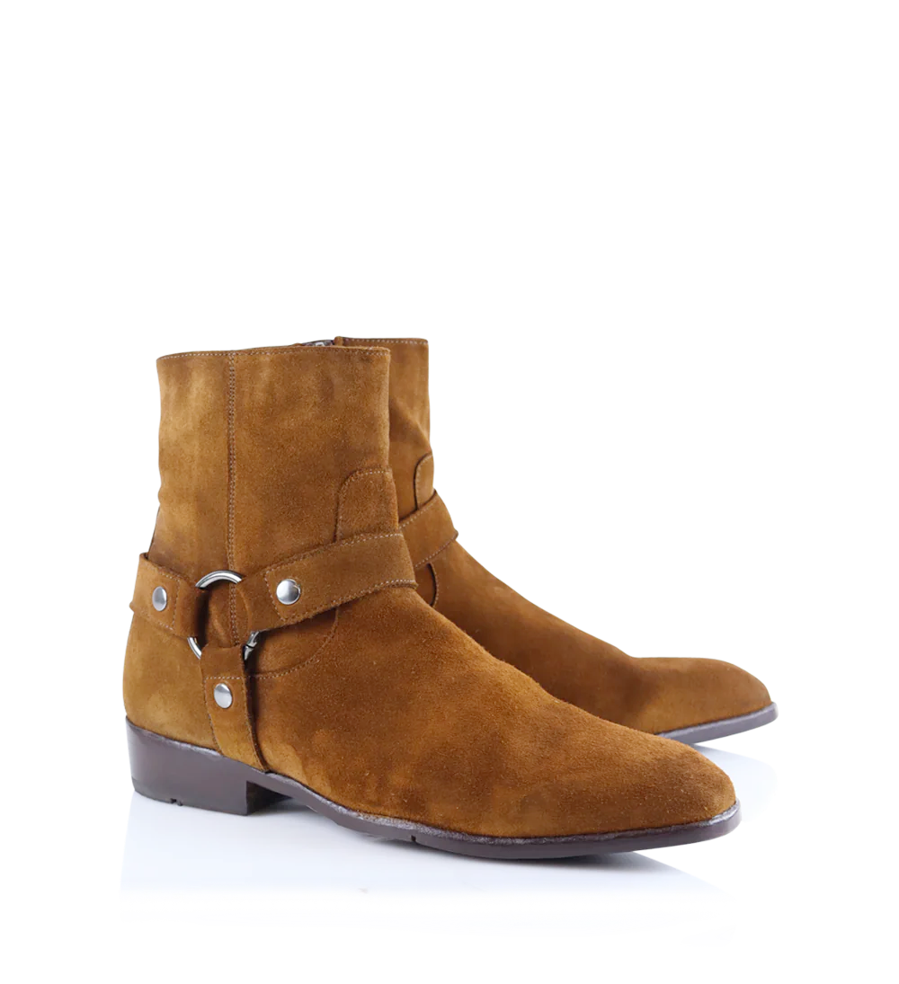 Lenny boots, brown suede