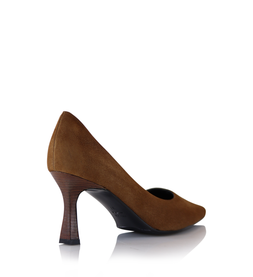 Emily 70 stiletter, cognac ruskind