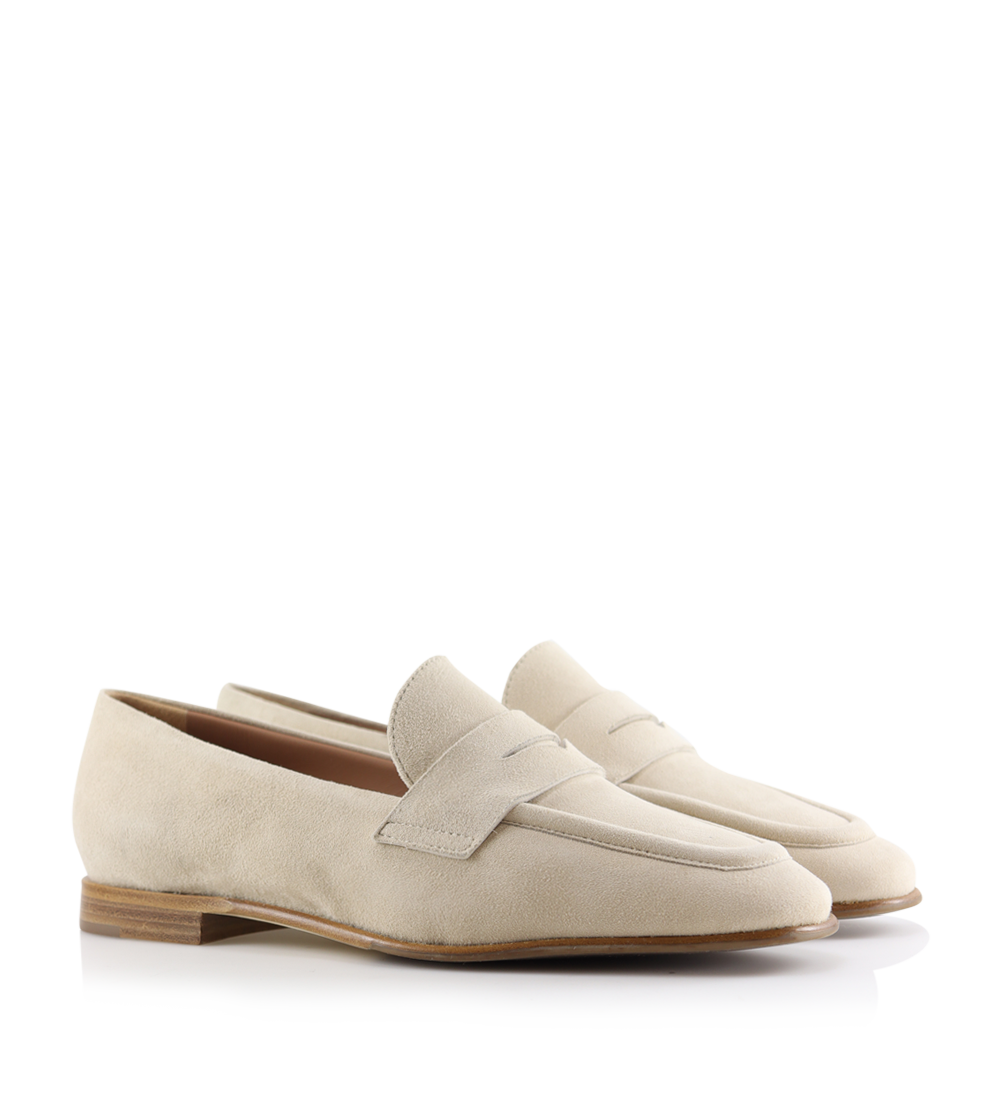 Bless loafers, beige suede