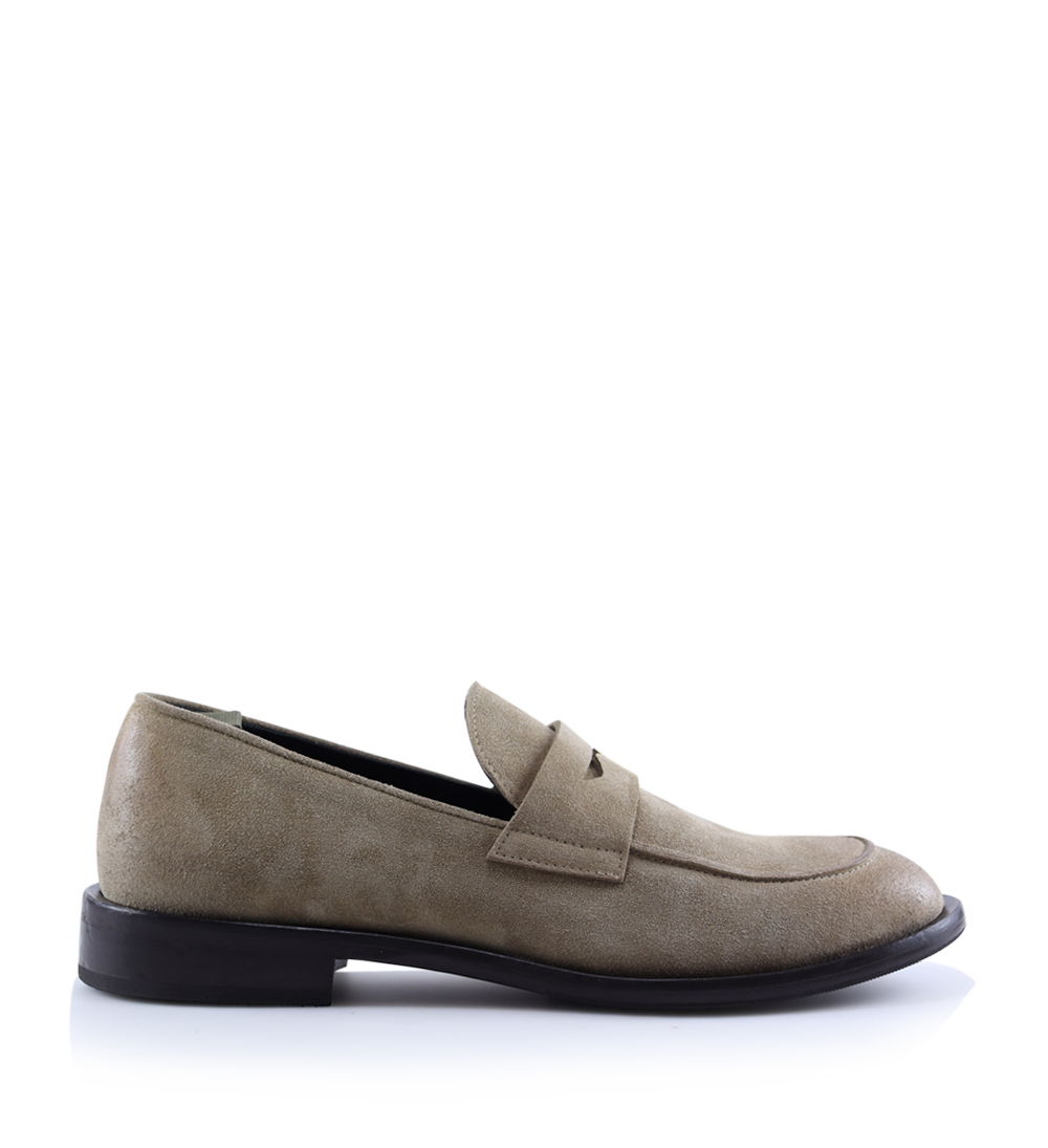 Valentino loafers, beige suede