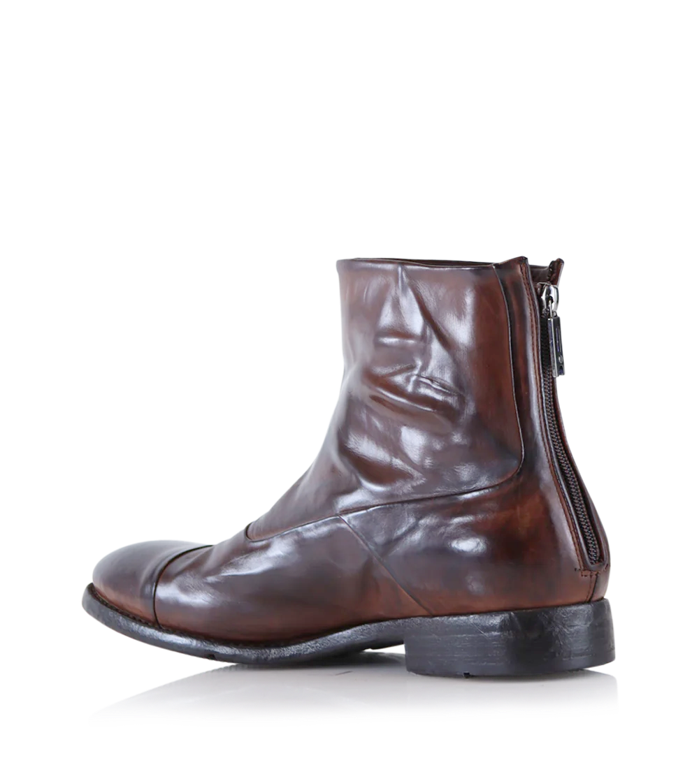 Emanuele boots, brown leather