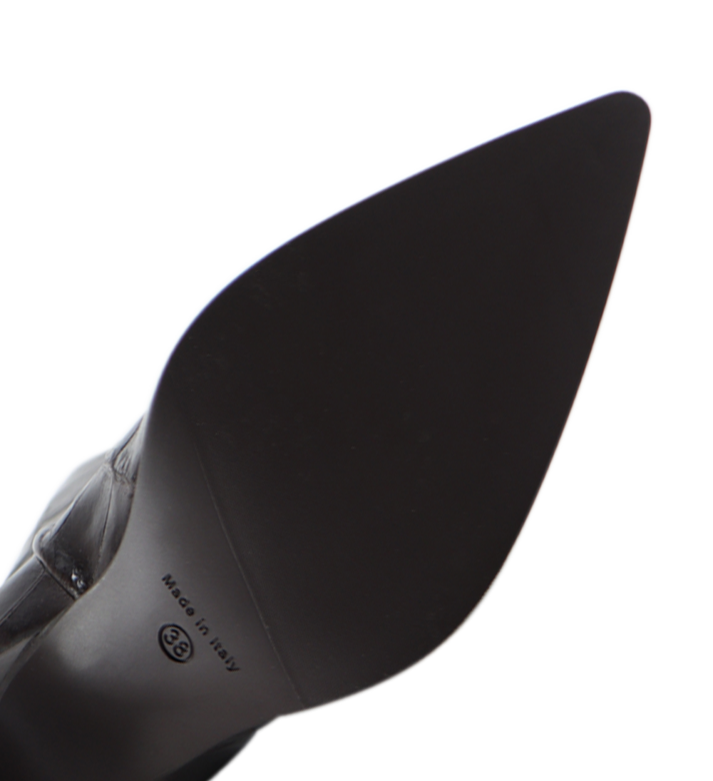 Yolanda 60 støvler, mørkebrun krokodille