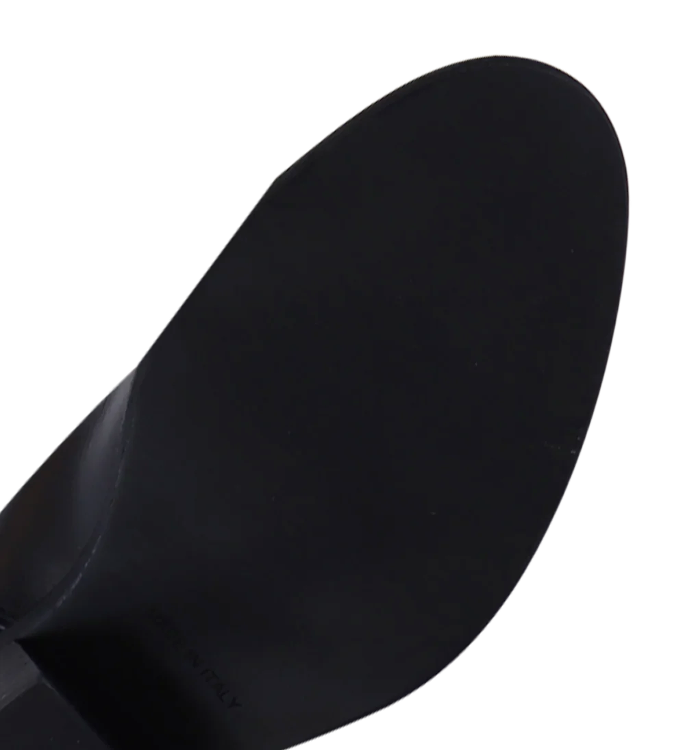 Anca 50 boots, black leather